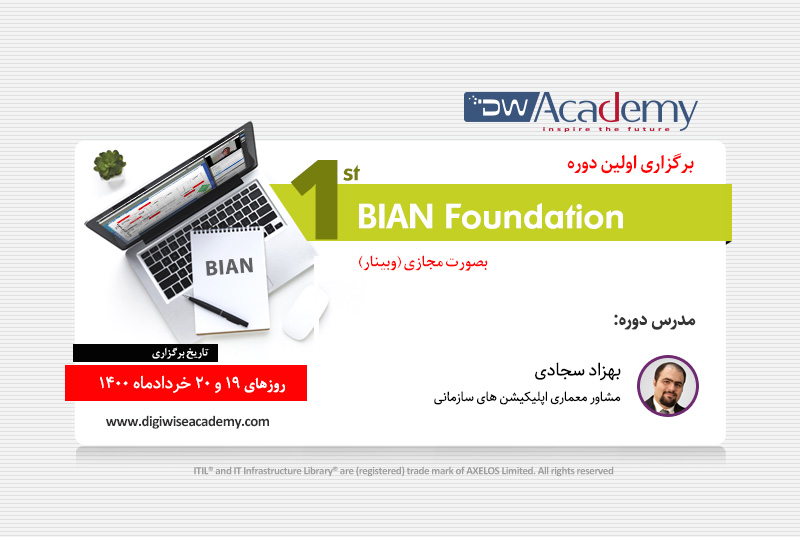 برگزاری دوره پیشرفته BIAN Foundation توسط دیجی وایز آکادمی