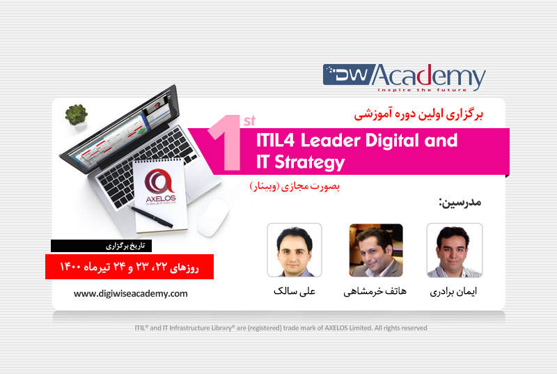 دوره پیشرفته ITIL4 Leader Digital and IT Strategy