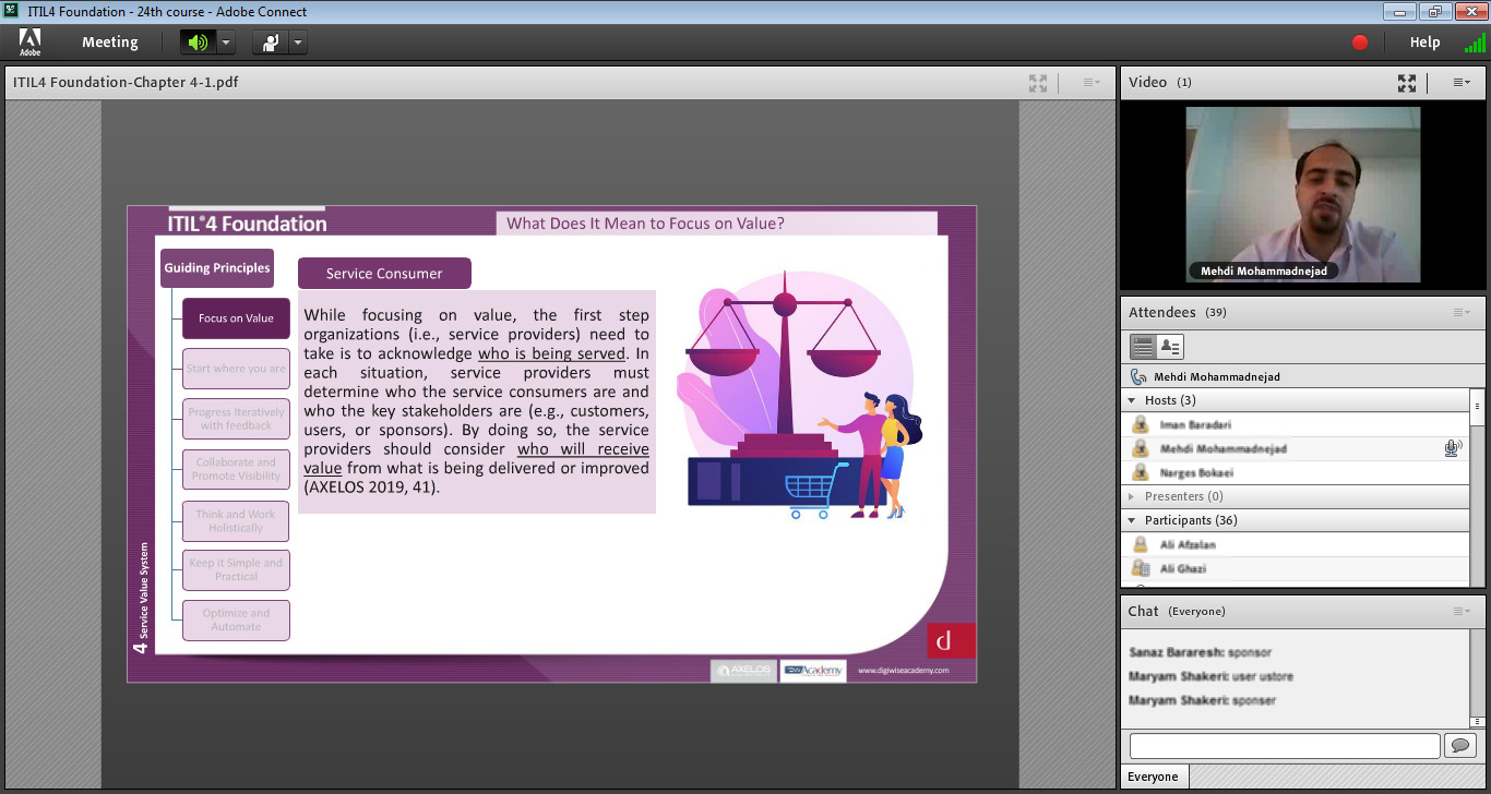 بیست و چهارمین دوره آنلاین ITIL4 Foundation