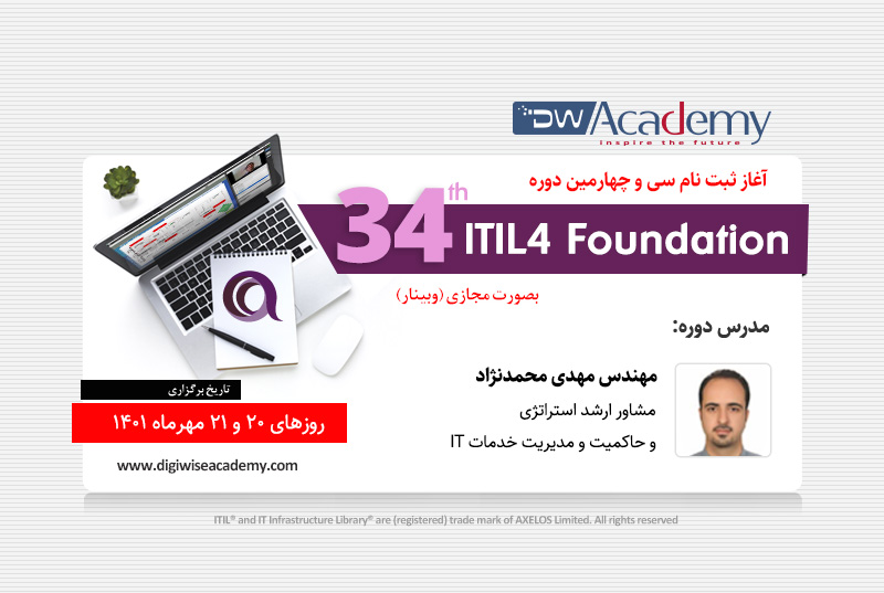 دوره ITIL 4 Foundation