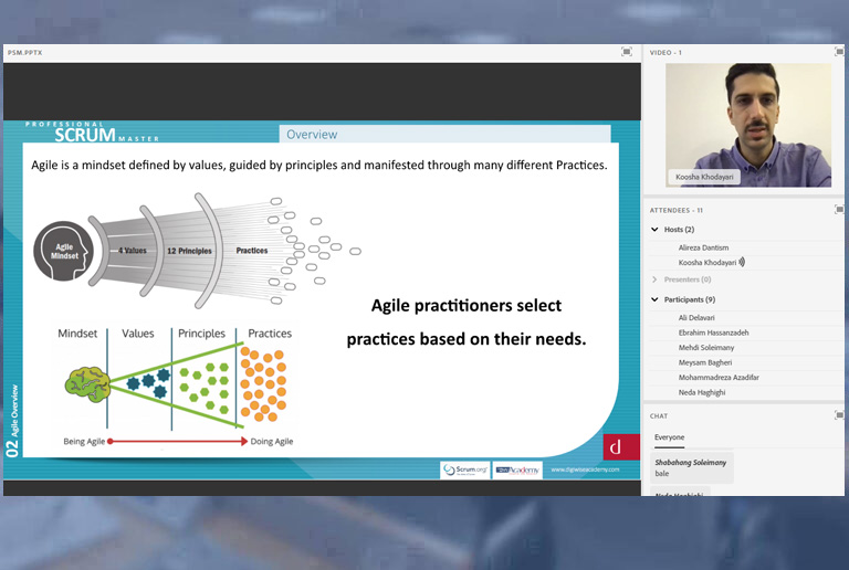 دوره اسکرام مستر سطح ۱ دیجی وایز آکادمی